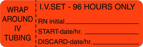 Centurion Nursing IV Tubing Labels - NL2794FR - 1 Roll - MDL-NL2794FR