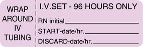 Centurion Nursing IV Tubing Labels - NL2794L - 1 Roll - MDL-NL2794L