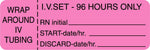 Centurion Nursing IV Tubing Labels - NL2794 - 1 Roll - MDL-NL2794