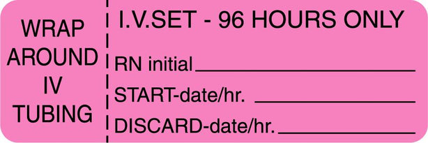 Centurion Nursing IV Tubing Labels - NL2794 - 1 Roll - MDL-NL2794