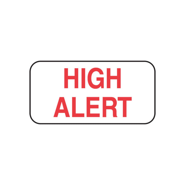High Alert Label - NL6311W - 3 Roll - MDL-NL6311W