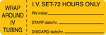 Centurion Nursing IV Tubing Labels - NL821A - 1 Roll - MDL-NL821A
