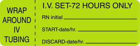 Centurion Nursing IV Tubing Labels - NL821G - 1 Roll - MDL-NL821G