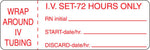 Centurion Nursing IV Tubing Labels - NL821 - 1 Roll - MDL-NL821