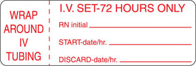 Centurion Nursing IV Tubing Labels - NL821 - 1 Roll - MDL-NL821