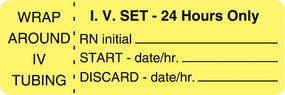 Centurion Nursing IV Tubing Labels - NL87Y - 1 Roll - MDL-NL87Y