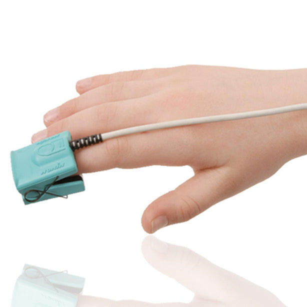 NONIN MEDICAL INC 8000A Reusable Finger Clip Pulse Oximetry Sensors 8000AP 1 Each - MDL-NMI8000AP