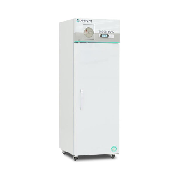 Horizon Corepoint Scientific 23 Cu. Ft. Blood Bank Refrigerator with Single Solid Door, Chart Recorder - NSBR231WSWCR/0 - 1 Each