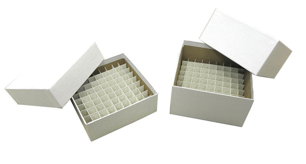 Horizon -86 C SelectuLtra-Low Upright Freezer Accessories Corepoint Scientific Storage Box, 2" Fiber Board, 5.25" x 5.25" x 2" - NBOX2 - 1 Each