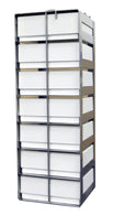 Horizon Corepoint Scientific Stainless Steel Inventory Rack, 7 2" Boxes - NSCR27 - 1 Each