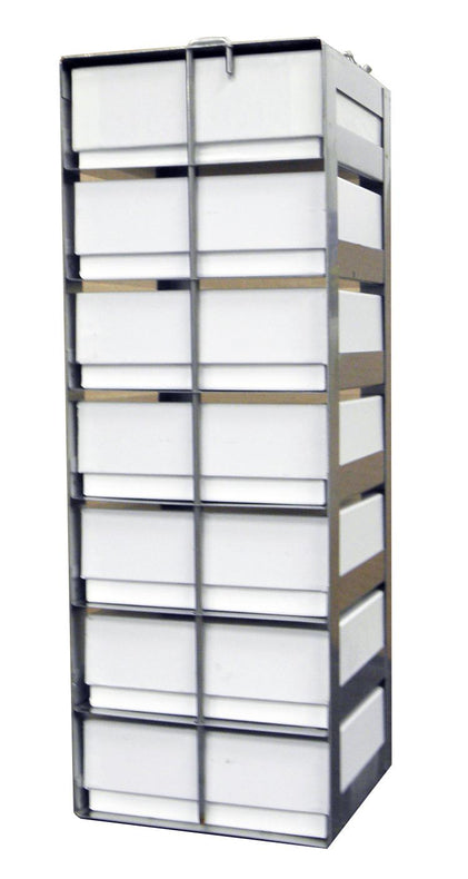 Horizon Corepoint Scientific Stainless Steel Inventory Rack, 7 2" Boxes - NSCR27 - 1 Each