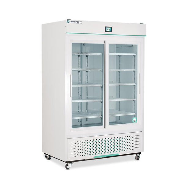 Horizon Scientific Inc White Diamond Glass-Door Medical Refrigerators NSWDR472WWG/0 - 1.0 Each - MDL-NOENSWDR472WG