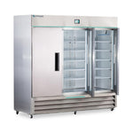 Horizon Corepoint Scientific White Diamond Series Laboratory / Medical Refrigerator, Stainless Steel, 3 Solid Doors, 72 Cu. Ft. - NSWDR723SSS/0 - 1 Each