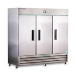 Horizon Corepoint Scientific White Diamond Series Laboratory / Medical Refrigerator, Stainless Steel, 3 Solid Doors, 72 Cu. Ft. - NSWDR723SSS/0 - 1 Each