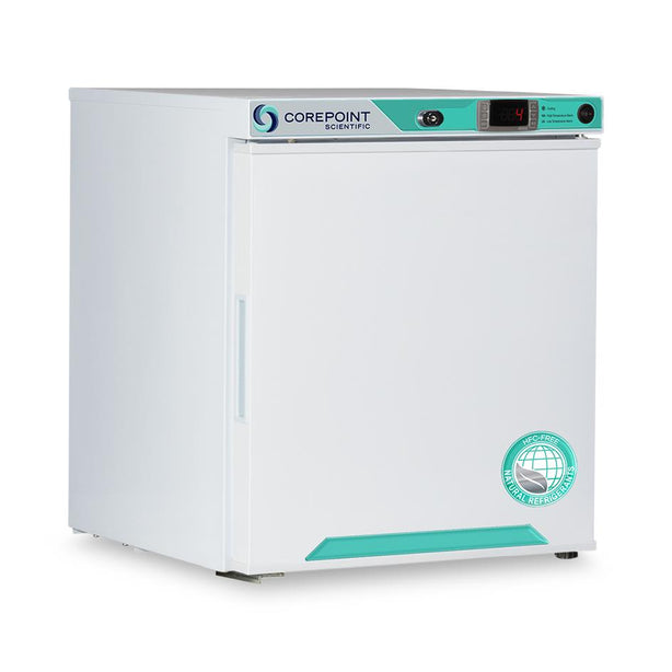 1 Cu. Ft. White Diamond Solid-Door Countertop Refrigerators - PR011WWWLH/0 - 1 Each - MDL-NOEPR011LH0