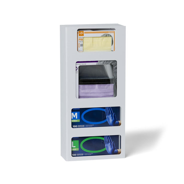 Bowman Systems Compact Protection Organizer, ABS Plastic, Quartz Beige, 10.63"W x 25.25"H x 5"D - NONFM002