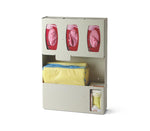 Waterloo ISOORG-1 Isolation Protection Organizer, Creme Aluminum, Holds Isolation Gowns, 3 Glove Boxes and 1 Isolation Mask Box - MDL-NONORG001 - 1 Each
