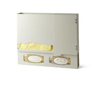 Waterloo Isolation Protection Organizer, Creme Aluminum, Holds Isolation Gowns and 2 Glove Boxes, With Storage Cabinet - WTL#ISOORG-4C - 1 Each
