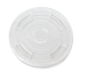 Planet+ Compostable Cold Cup Lids - PLA-FL - 1000 Each - MDL-NONPLAFL