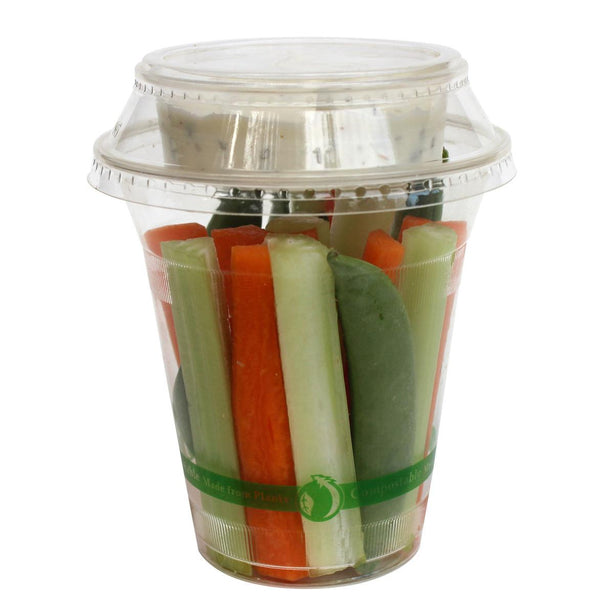 Planet+ Compostable Cold Cup Lids - PLA-YL - 1000 Each - MDL-NONPLAYL