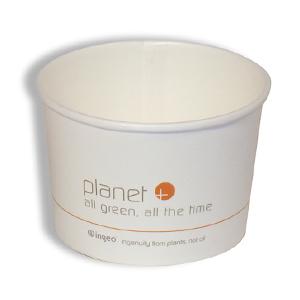 Planet+ Compostable PLA Laminated Food Containers - PLFC-8 - 1000 Each - MDL-NONPLFC8
