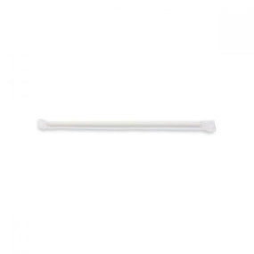 STALKMARKET Eco-Friendly Wrapped Paper Straws ES-PS6W-W 400 Each - MDL-NONPS6WWZ