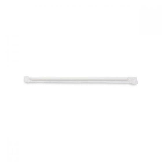 STALKMARKET Eco-Friendly Wrapped Paper Straws ES-PS6W-W 400 Each - MDL-NONPS6WWZ