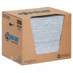 New Pig Corporation Pig Blue Absorbent Mat Pad in Dispenser BLU106 - 50.0 Each - MDL-NPGBLU106