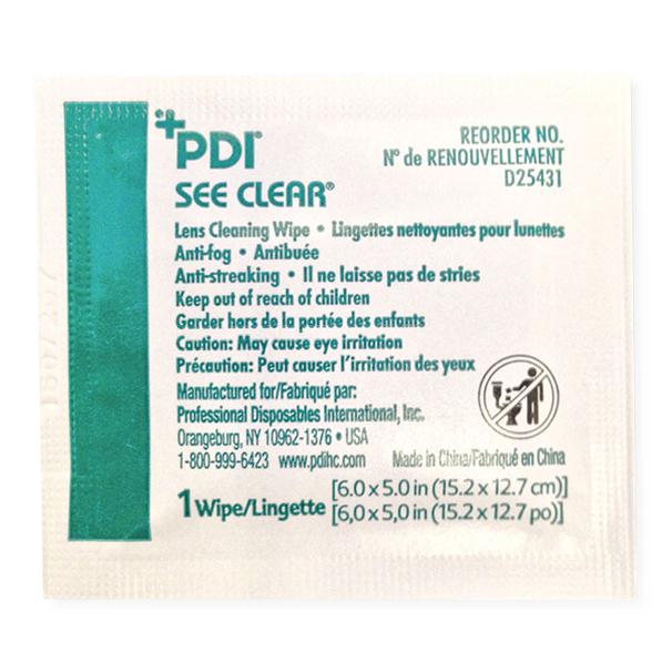Pdi, Inc See Clear Lens Cleaning Wipes D25431 - 1440.0 Each