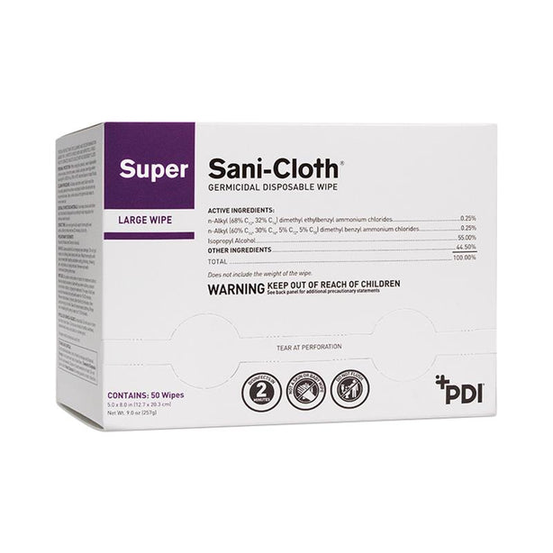 Super Sani-Cloth Germicidal Disposable Wipes - H04082 - 500 Each - MDL-NPKH04082