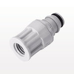 NS1 Connector, Insert, Valved, Threaded - 1/4"-28 Flat Bottom Port - NS1D26042812