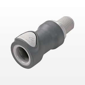 NS4 Connector, Body, Valved, Threaded - 1/4