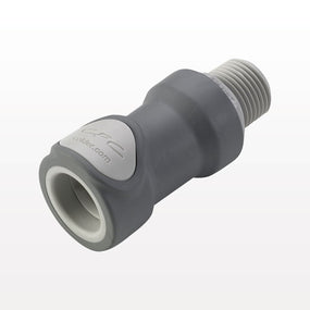 NS6 Connector, Body, Valved, Threaded - 1/2