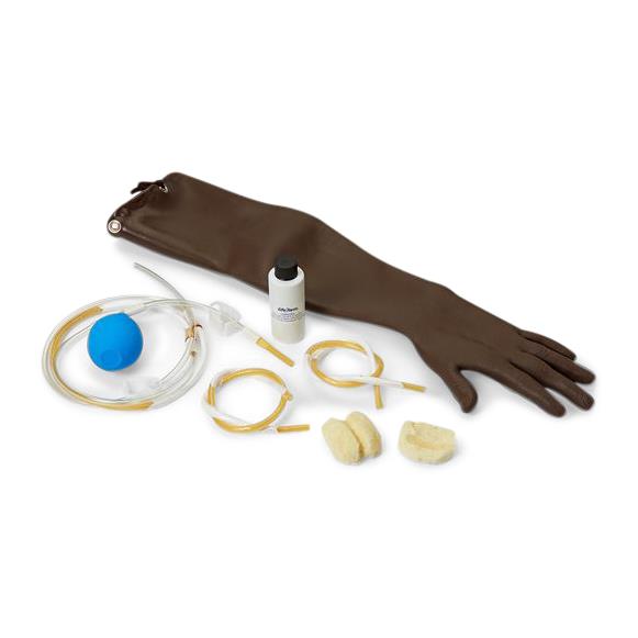 Nasco Life / form Arm Simulator Skin Replacement Kit with 3 Artery Sections, Dark Skin - LF01265U - 1 Each