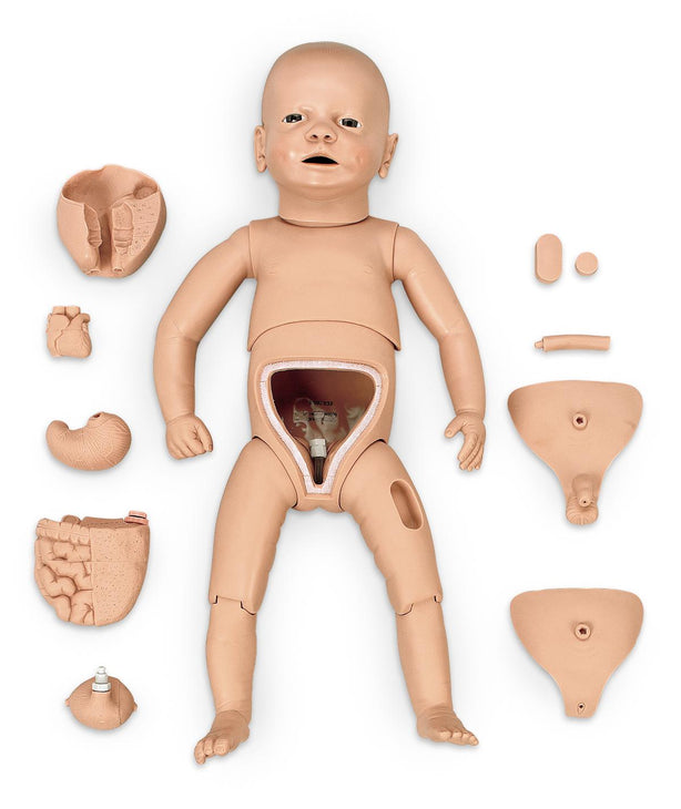 Nasco Deluxe Nurse Training Baby - Newborn - SB25999U - 1 Each - MDL-NSCSB25999U