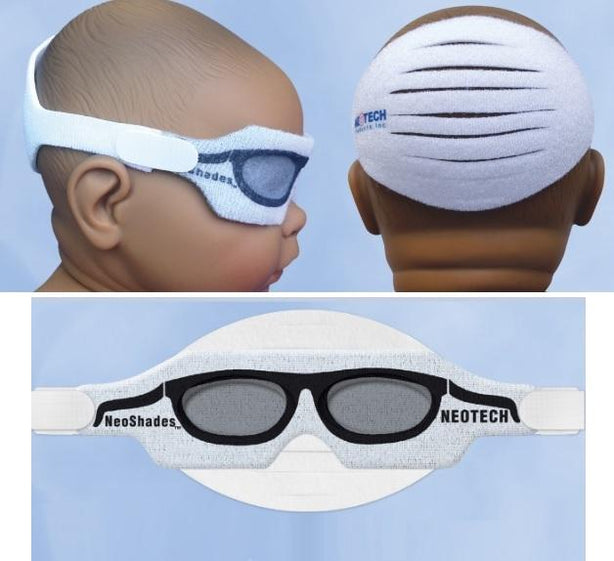 Neotech N728 NeoShades Phototherapy Eye Shield, with Head Strap, Small - MDL-NTPN728H - 1 Each