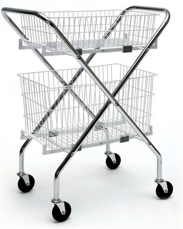 MarketLab Cart and Accessories ML2312 FlexyCart Wire Basket, 12"H - MDL-NWSML2312 - 1 Each