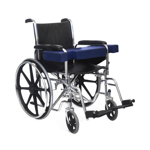 Lap Cushion for Full-Length Arm Wheelchairs, Navy Blue, 16" x 20", Full-Arm - 9527-1620-3 - 1 Each