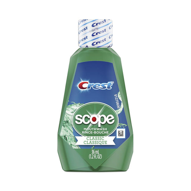 Crest Scope Pro-Health Mouthwash Rinse, 1.21 oz., Classic - 10037000975066 - 180 Each