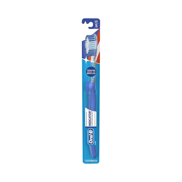 PROCTER & GAMBLE Oral-B Indicator Contour Clean Toothbrush 20300410802008 72 Each - MDL-O-T410802008