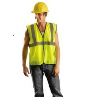 Occunomix High Visibility Polyester Mesh Class 2 Safety Vest, Yellow, Size 2XL/3XL - OCAECOGCY23X