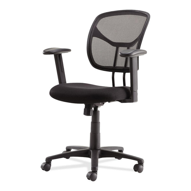 Essendant Swivel and Tilt Task Chair, Mesh, Black - MT4818 - 1 Each