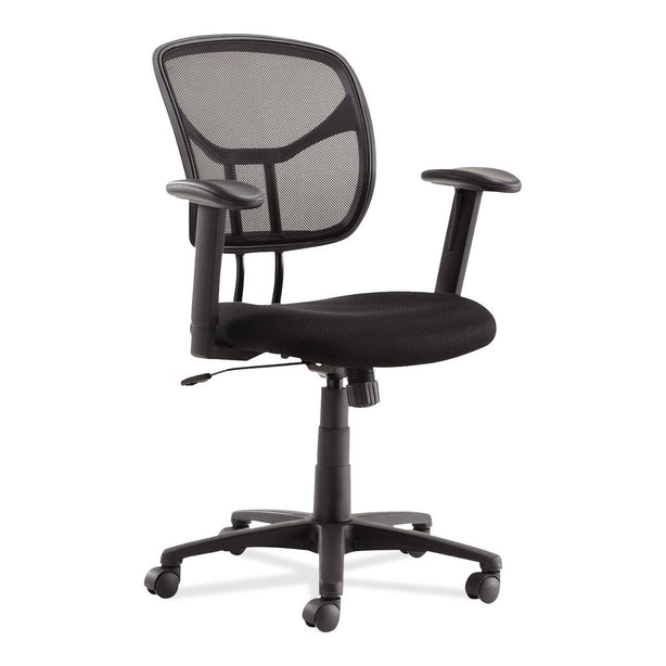 Essendant Swivel and Tilt Task Chair, Mesh, Black - MT4818 - 1 Each
