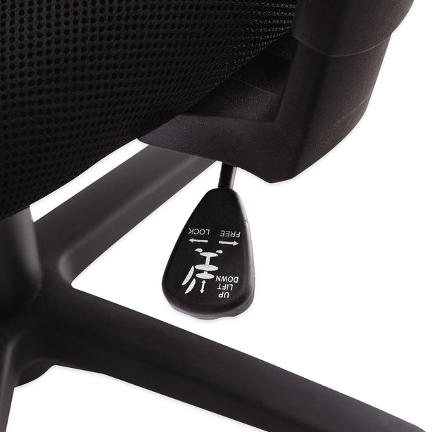 Essendant Swivel and Tilt Task Chair, Mesh, Black - MT4818 - 1 Each