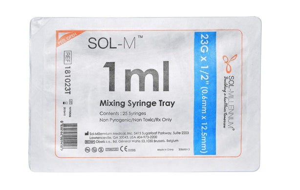 Sol-Millennium SOL-M Allergy Syringe Trays 181023T 1000.0 Each-MDL-OLM181023T