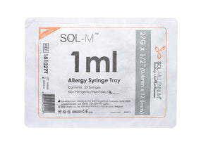 Sol-Millennium SOL-M Allergy Syringe Trays 181027T 1000.0 Each-MDL-OLM181027T