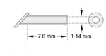 Olympus America Armstrong Beveled Plain End Ventilation Tubes 70241052 - 6.0 Each - MDL-OLP70241052