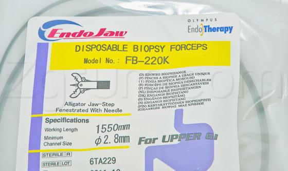 Olympus America Olympus EndoJaw Alligator Jaw-Step w/Needle FB-220K.A - 20.0 Each - MDL-OLPFB220KA