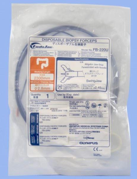 OLYMPUS AMERICA Olympus Alligator Jaw Biopsy Forceps FB220U.A 20 Each-MDL-OLPFB220UA