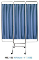 Omnimed Inc Omnimed 3-Section Mobile Screen Frame on Casters 153153 - 1.0 Each